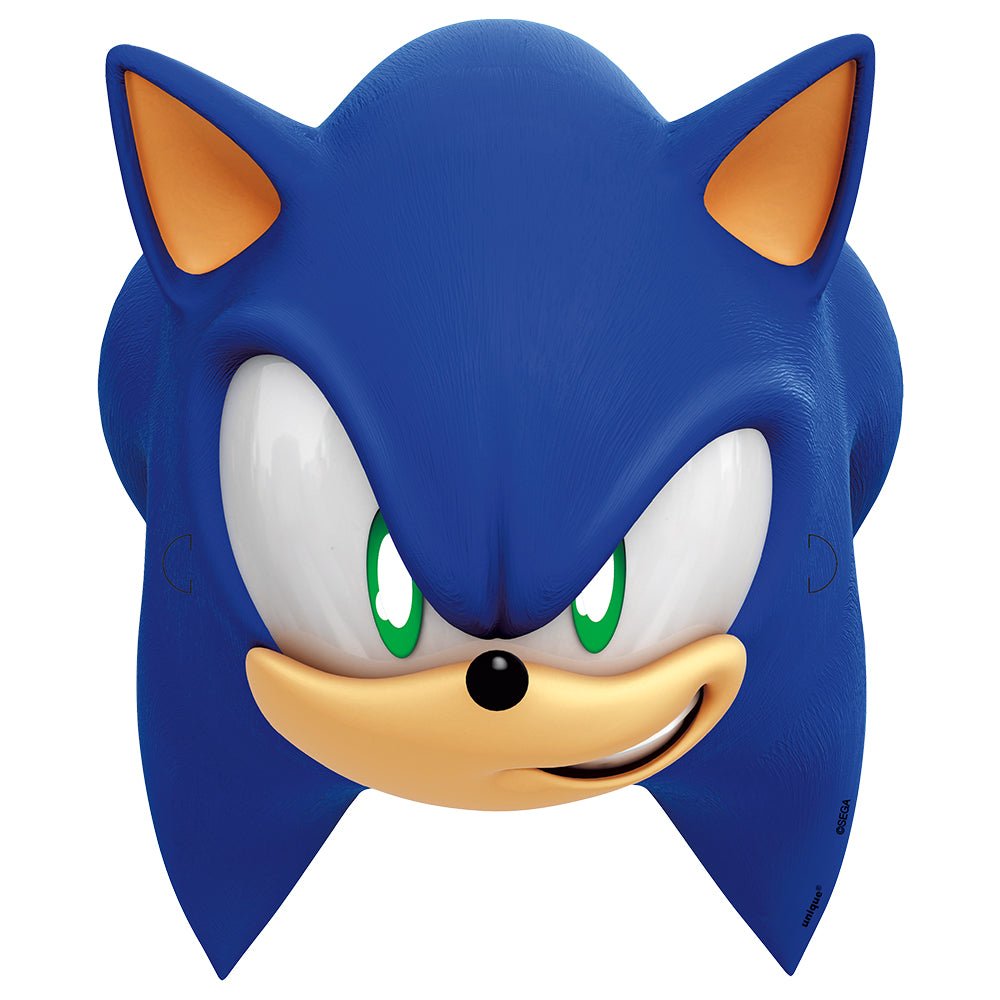 Sonic The Hedgehog Paper Masks 8 Pack