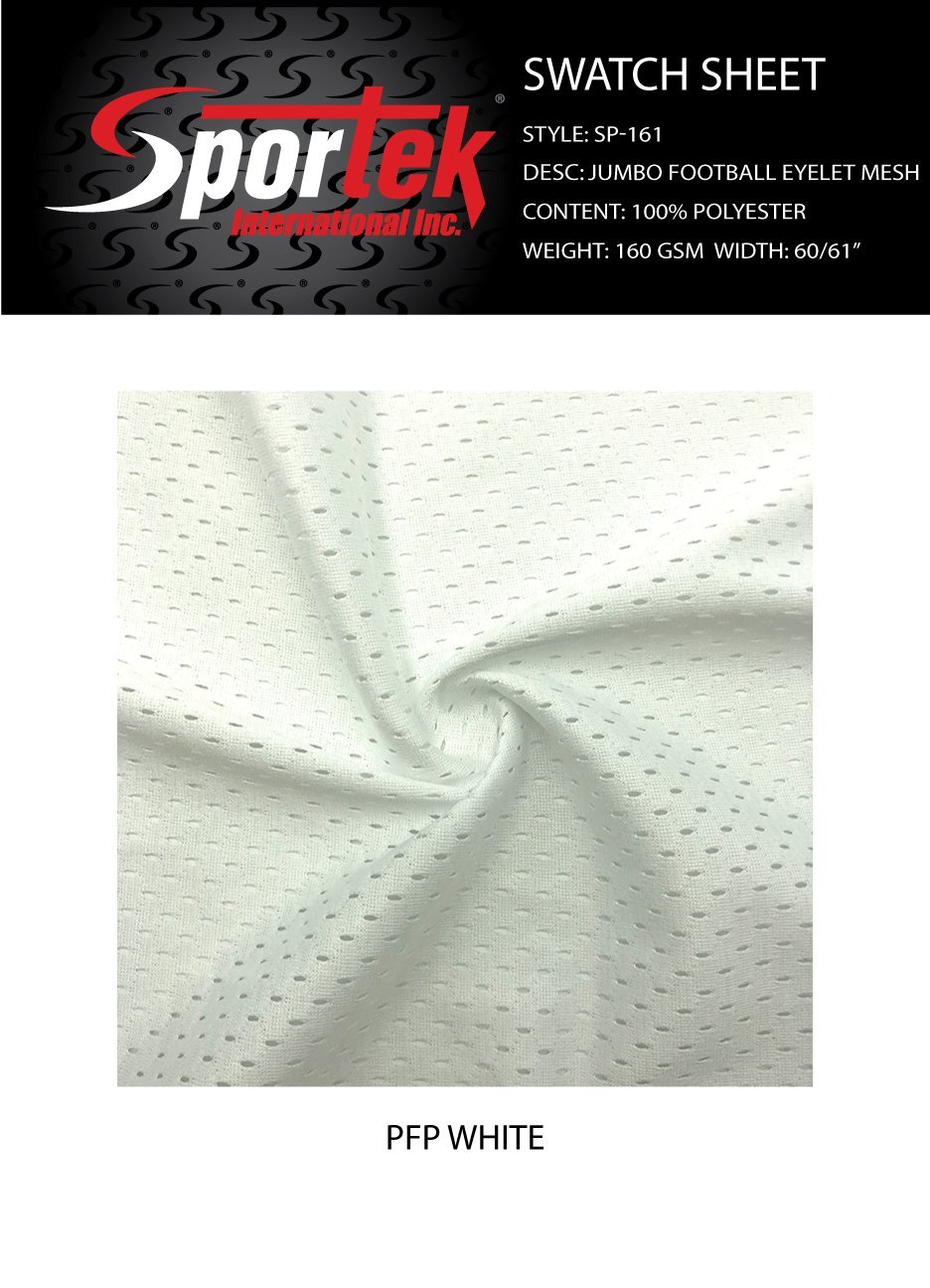 Eyelet Mesh Shiny White Sportswear