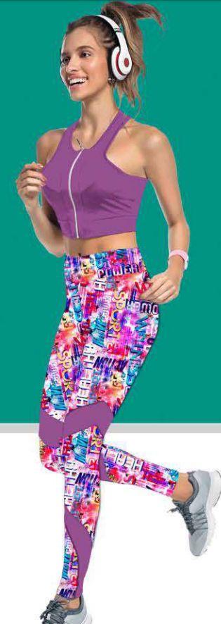 Printed Poly Spandex Wet Print Pink