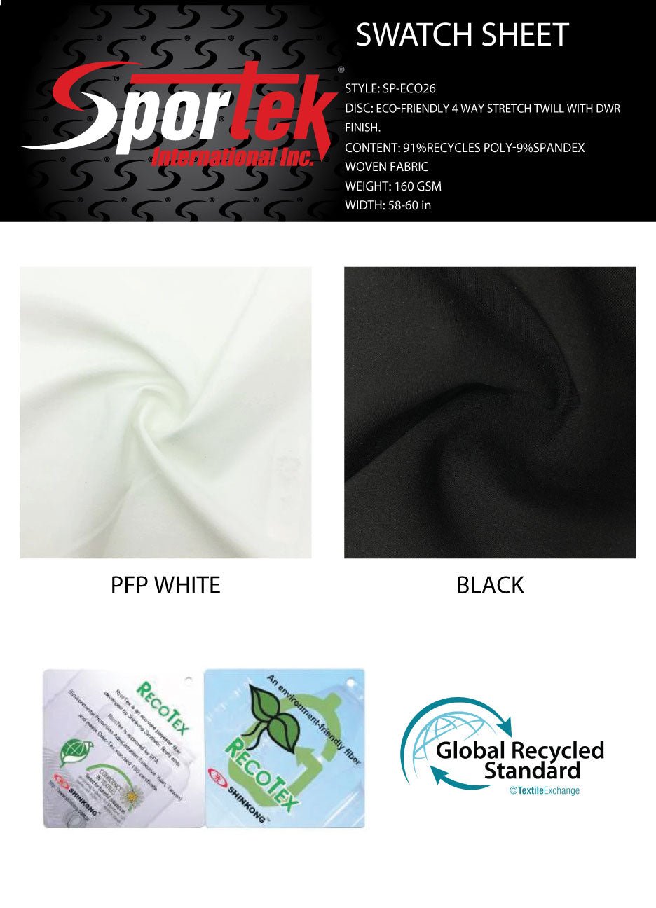 Eco-Friendly Twill 4-Way Stretch DWR Fabric