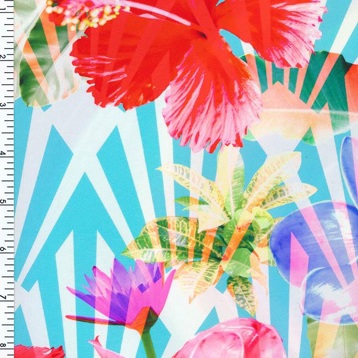 Printed Nylon Spandex Tricot Lolita Passion Swimwear