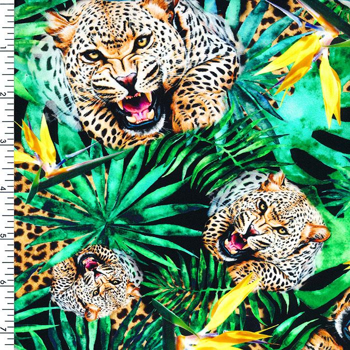 Printed Nylon Spandex Beauty and Beast Swimwear Fabric