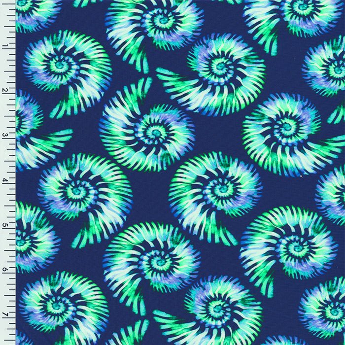 Printed Spandex Tricot Sea Florantine
