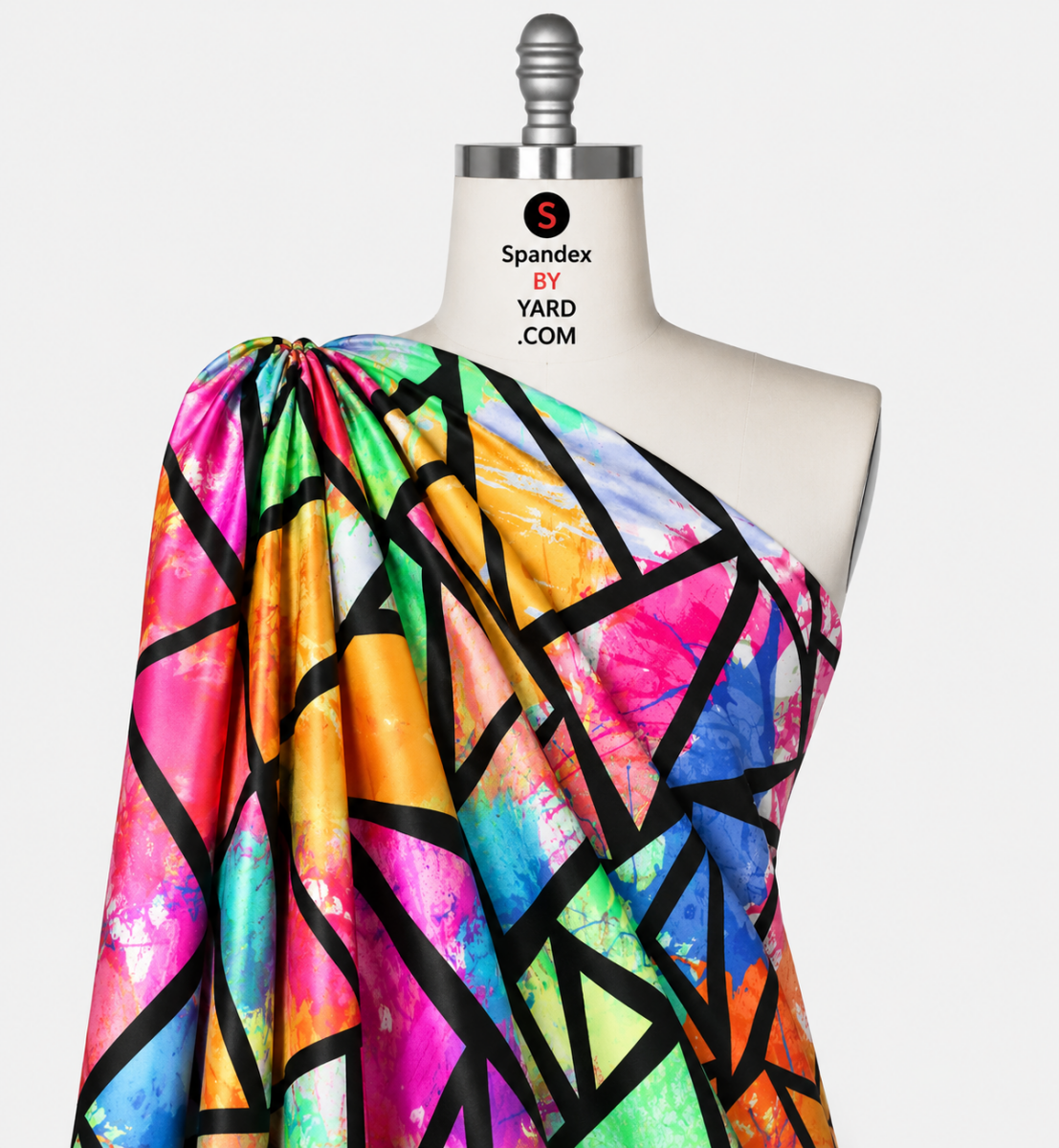 Printed Spandex Tricot Robo Kids