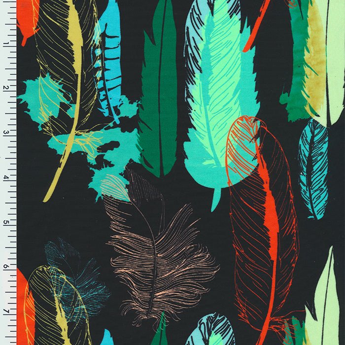 Nylon Spandex Hawaiian Wet Print
