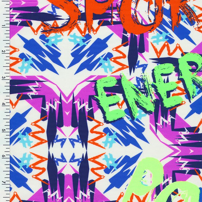 Printed Nylon Spandex Wet Print Activewear