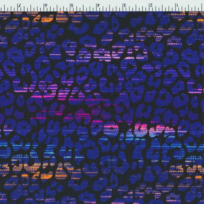 Nylon Spandex Neon Abstract Wet Print