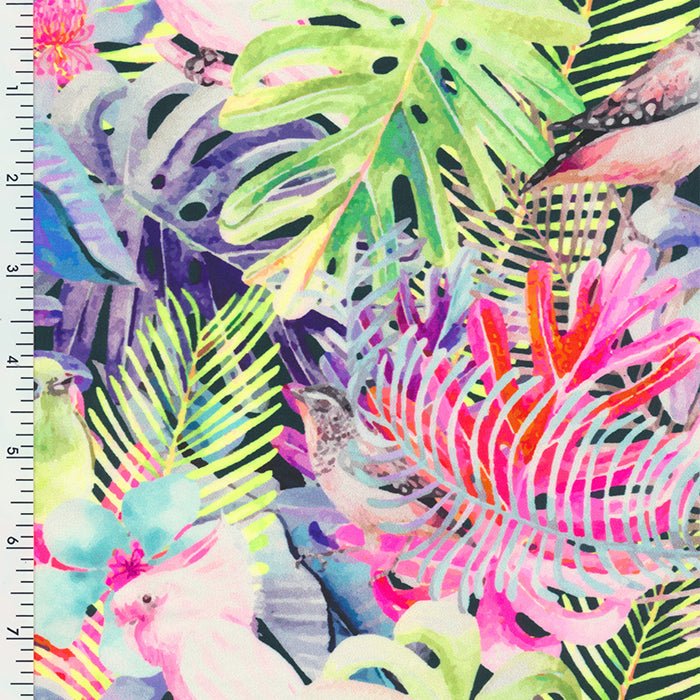 Printed Nylon Spandex Wet Print