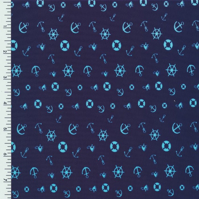 Nylon Spandex Fish Print Swimwear Fabric