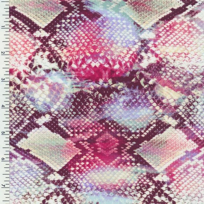 Printed Nylon Spandex Vintage Snake