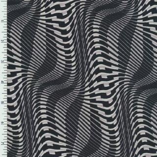 Printed Nylon Spandex Waves & Pails Swimwear Fabric
