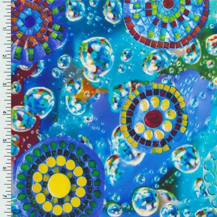 Printed Spandex Underwater Fun Nylon Blend