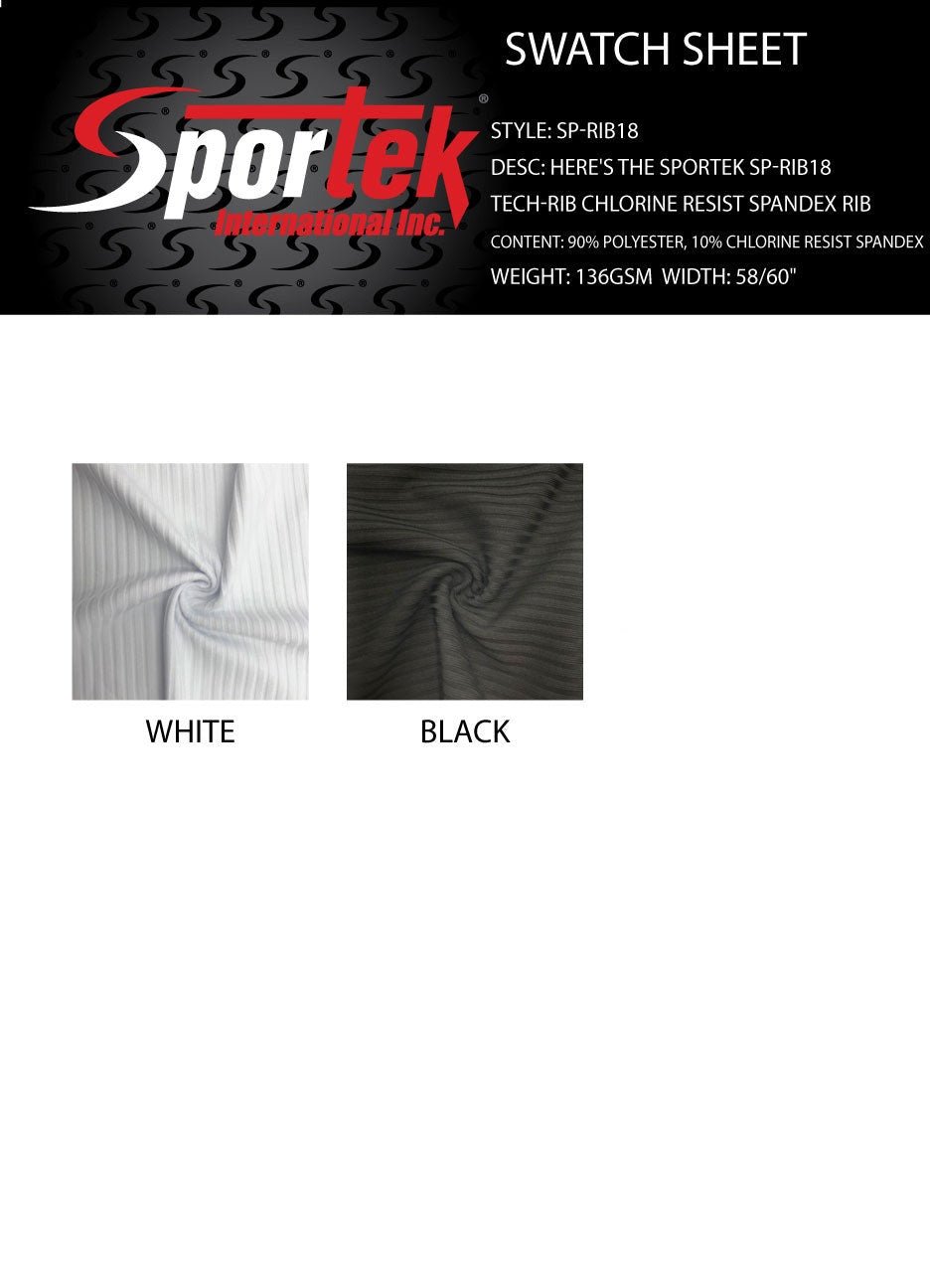 Rib Spandex Tech-Rib Swimwear Fabric