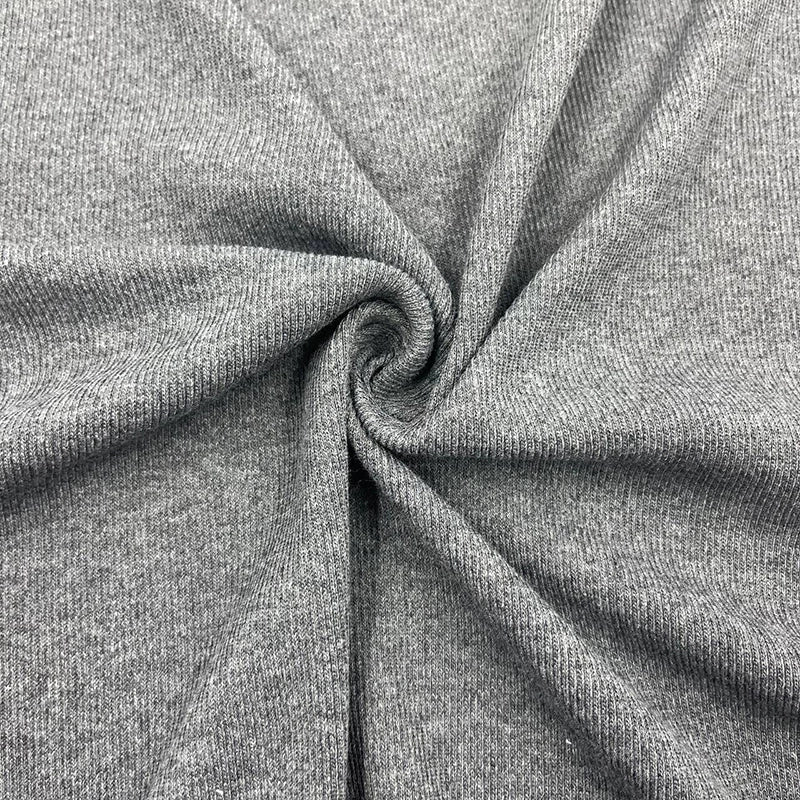 Heavy Spun Poly 2x2 Rib White
