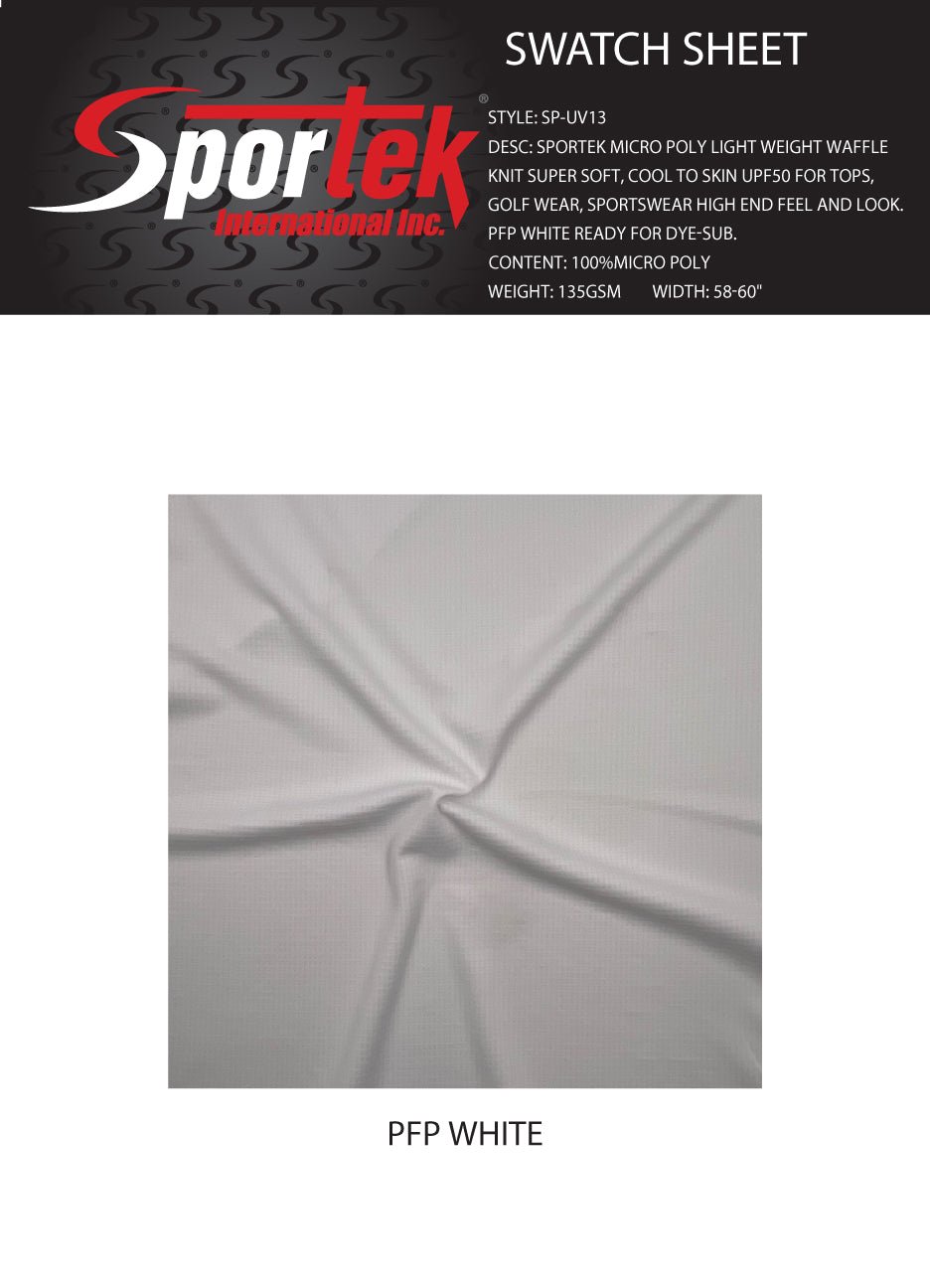 Micro Poly Waffle Knit Activewear Fabric