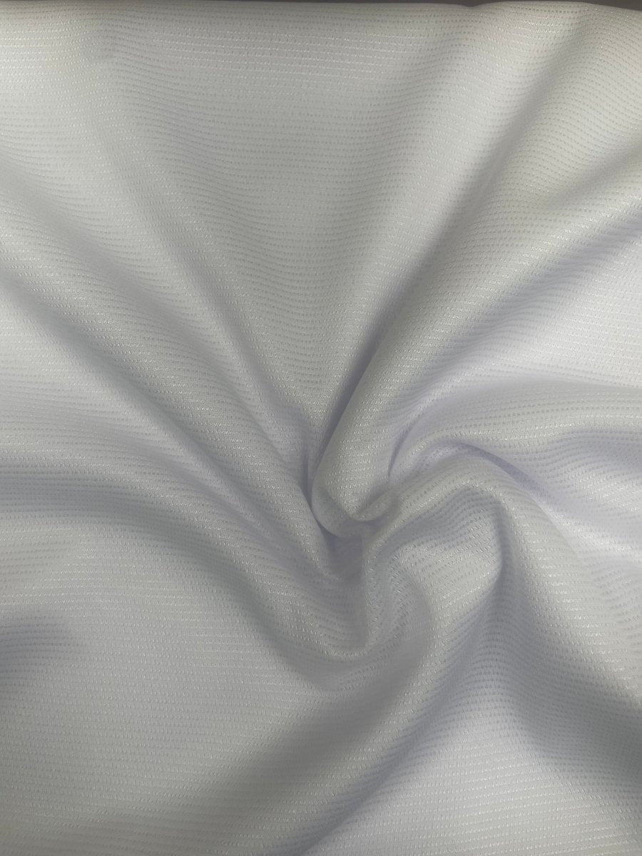 Polyester Spandex UV Performance Fabric White