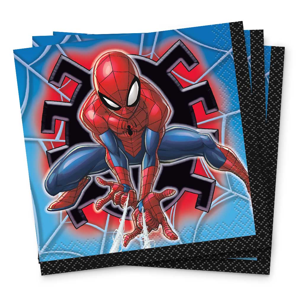 Spider-Man Beverage Napkins 16 Pack