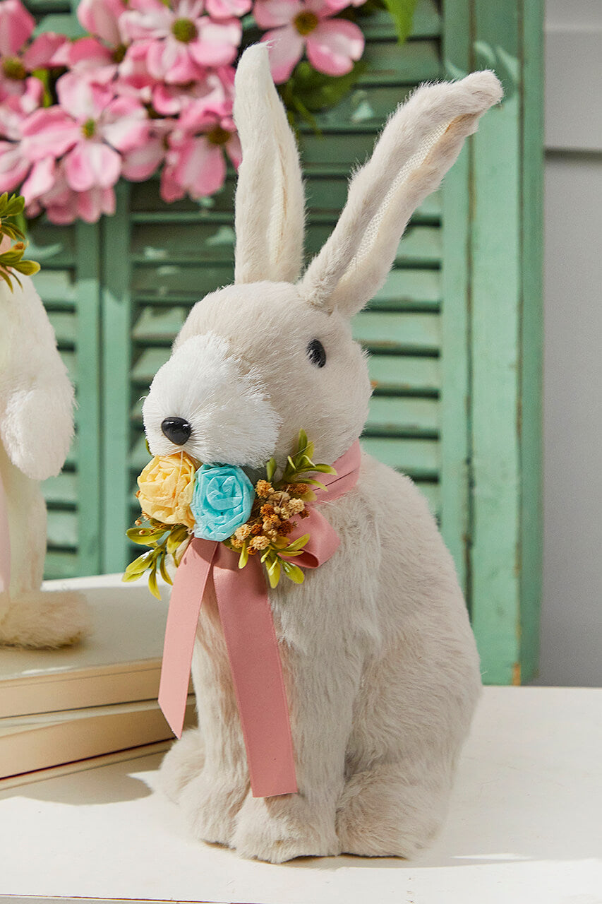 12.25” Crafted Easter Bunny Figurine