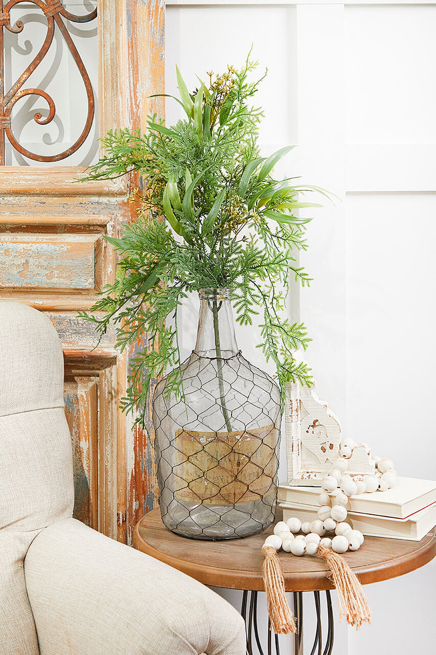 30" Draping Fern Pick – Cascading Greenery Decorative Stem