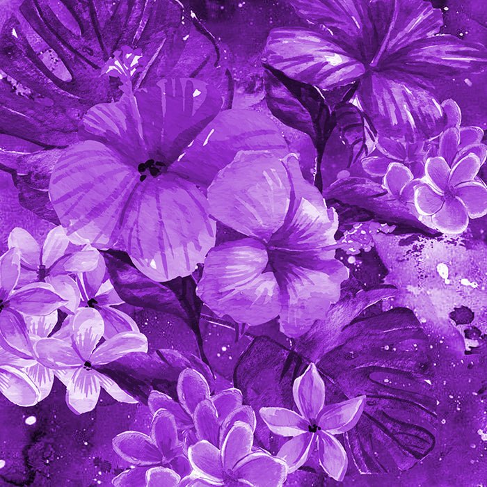 Printed Spandex Celestial Floral Fabric