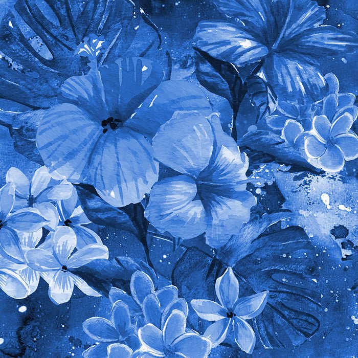 Printed Spandex Celestial Floral Fabric