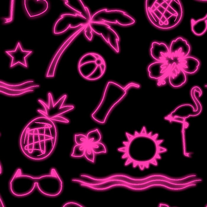 Printed Spandex Neon Summer Fabric