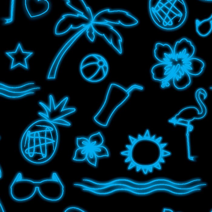 Printed Spandex Neon Summer Fabric