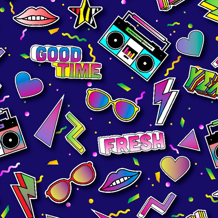 Printed Spandex Fabric GOOD TIME Sublimation