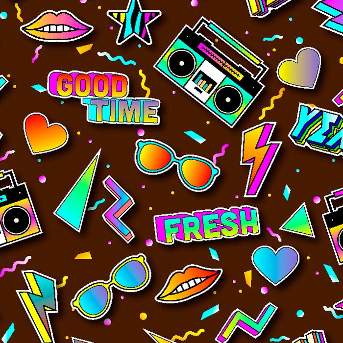 Printed Spandex Fabric GOOD TIME Sublimation