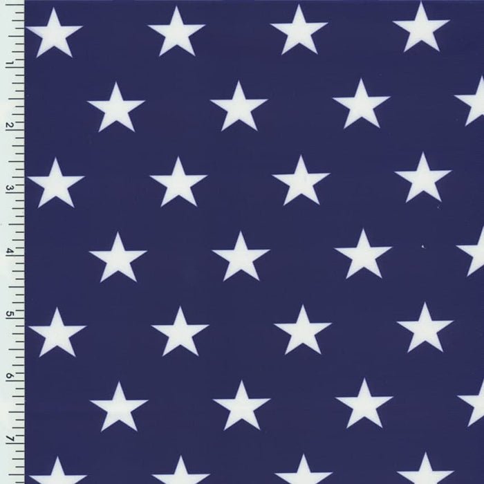 Printed Spandex Star Fabric