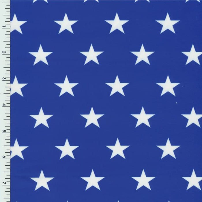 Printed Spandex Star Fabric