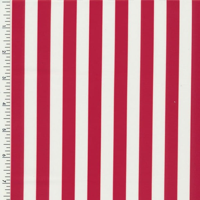 Printed Spandex Half-Inch Stripe Fabric