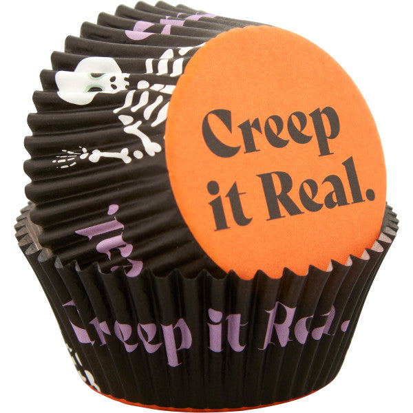 Wilton Creep it Real Standard Halloween Cupcake Liners, 75-Count