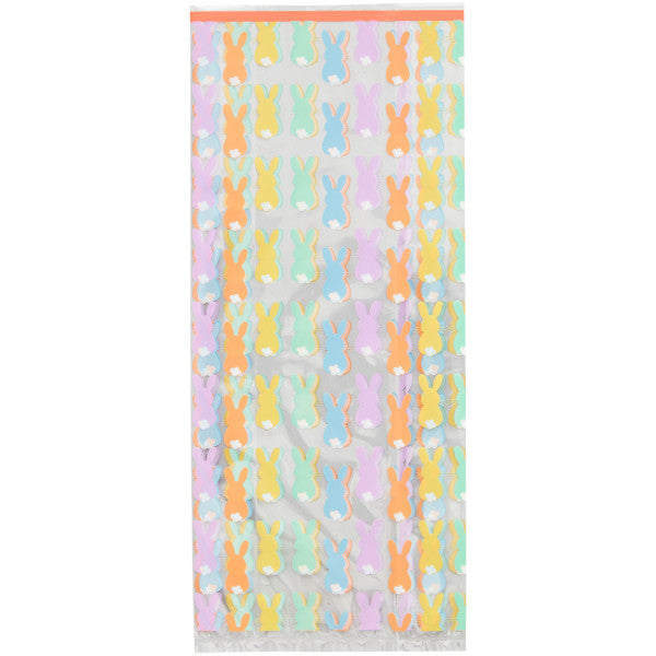 Wilton Colorful Easter Bunny Clear Resealable Spring Treat Bags, 20-Count