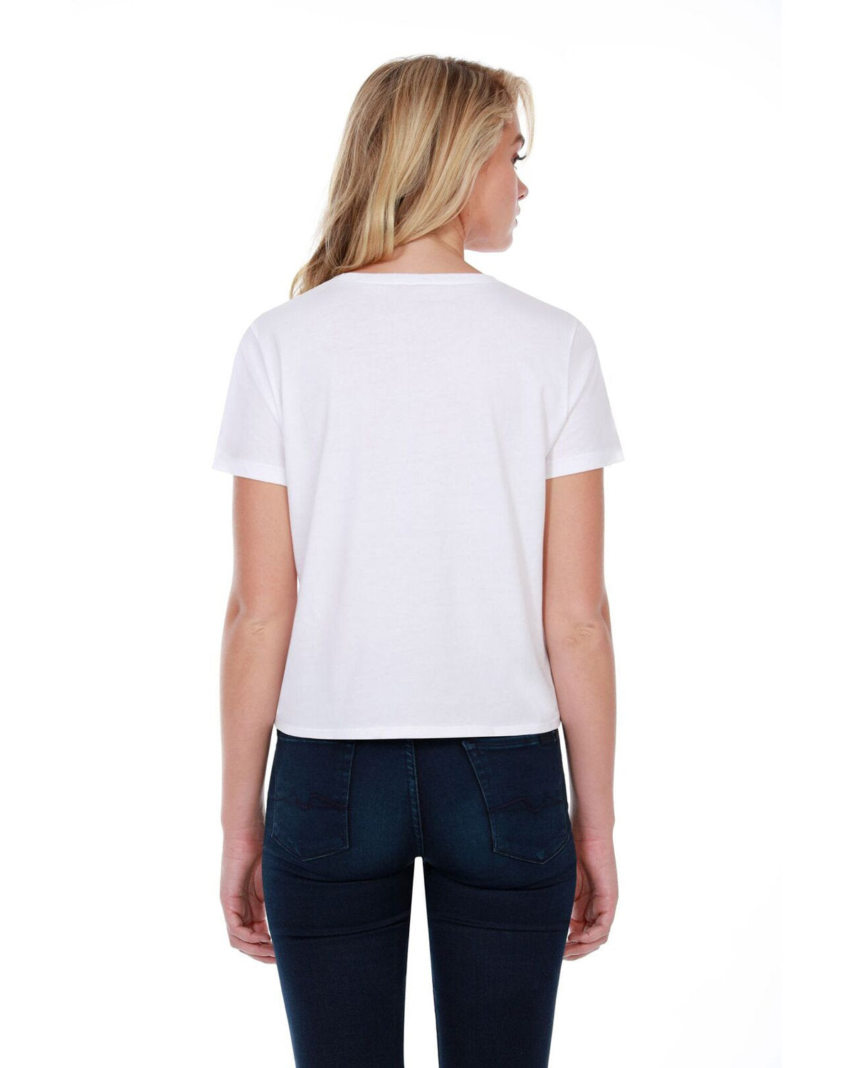 Ladies' Cotton Tie Front T-Shirt