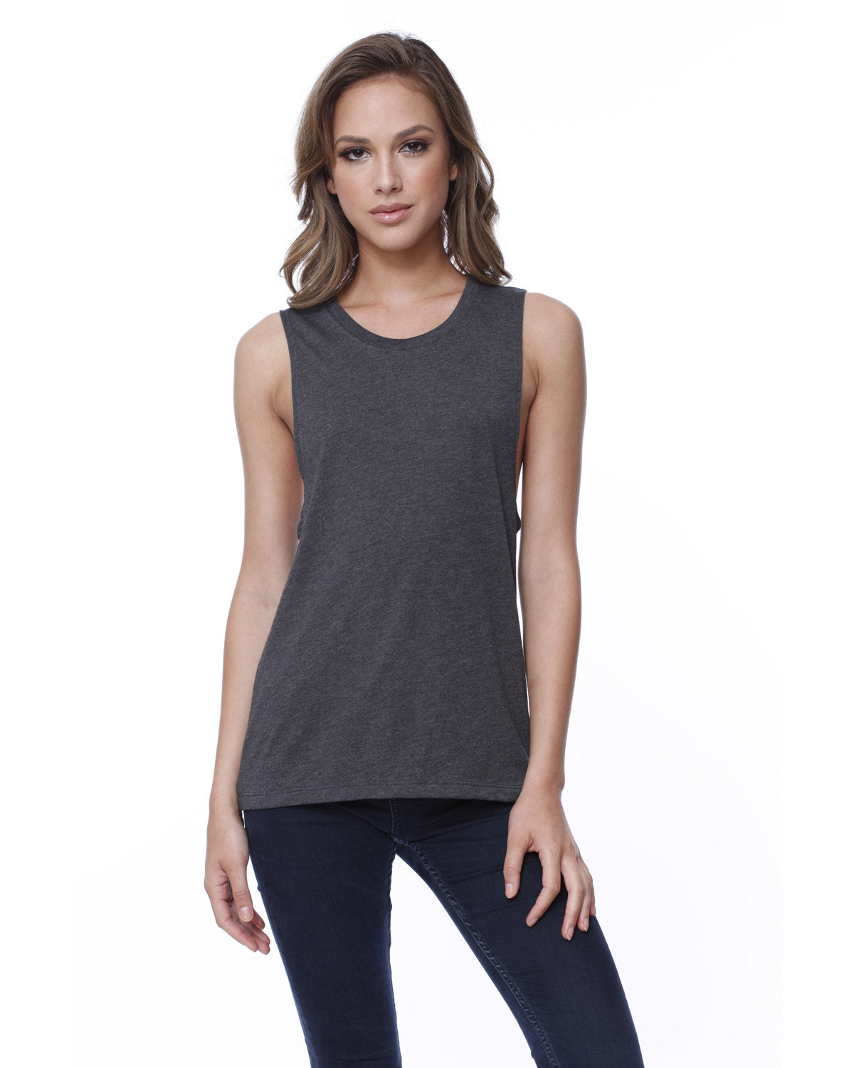 Ladies' Cotton Muscle T-Shirt