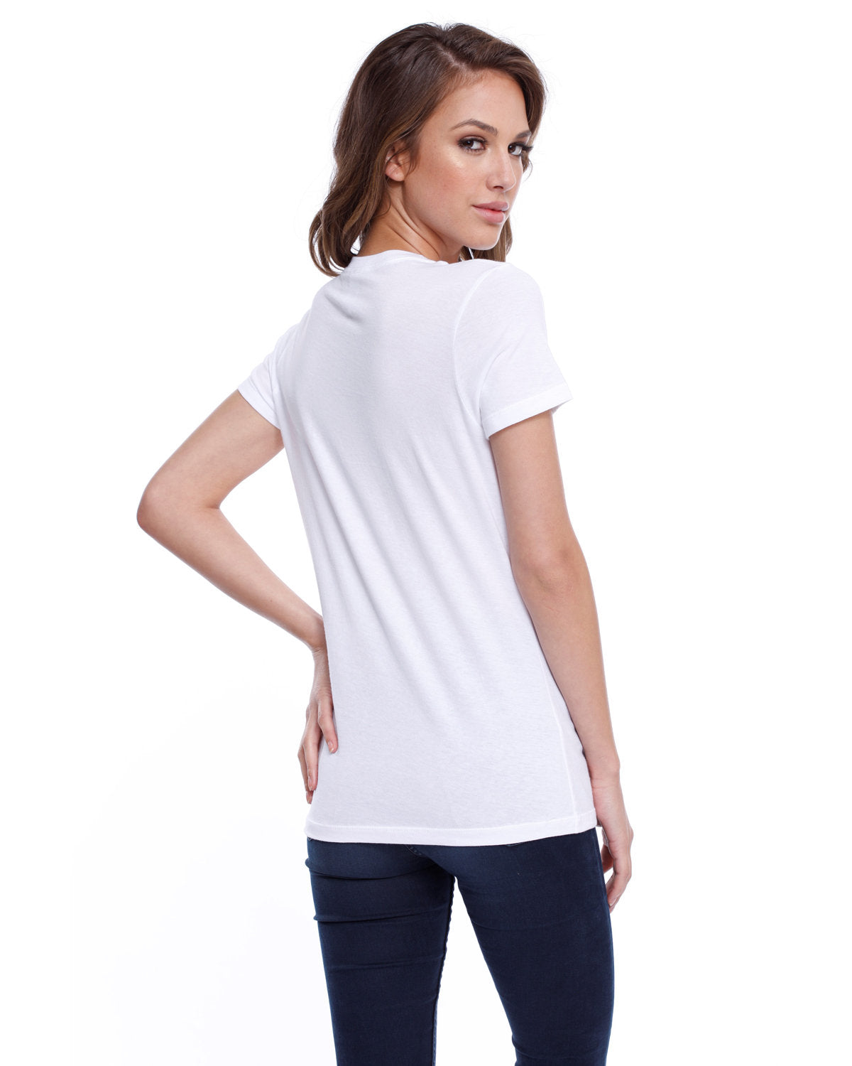 Ladies' Cotton Crew Neck T-shirt