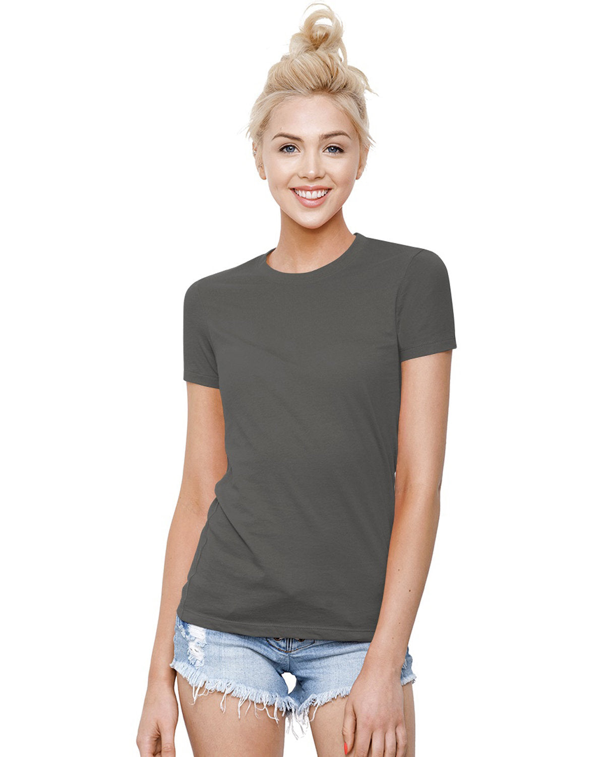 Ladies' Cotton Crew Neck T-shirt