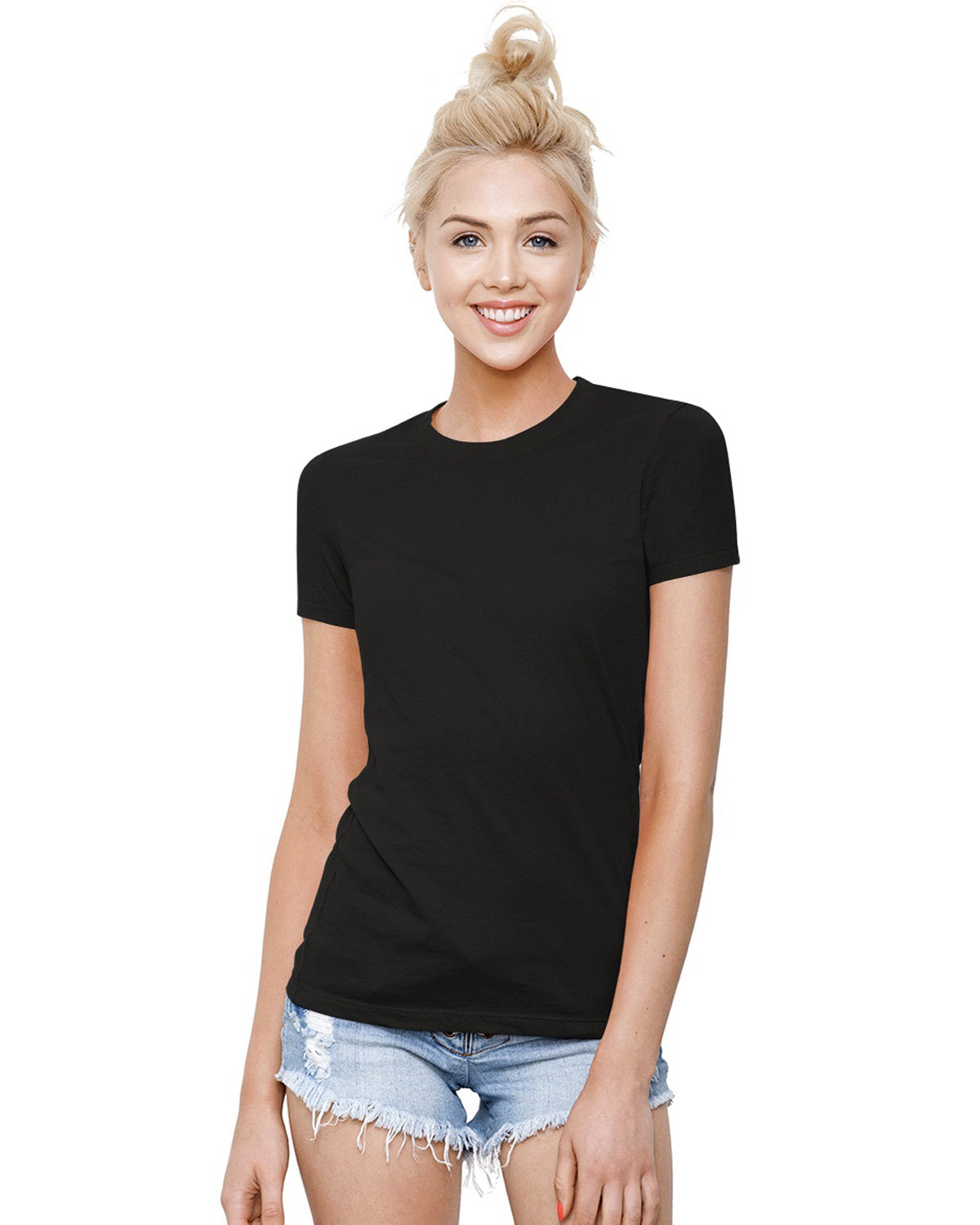 Ladies' Cotton Crew Neck T-shirt