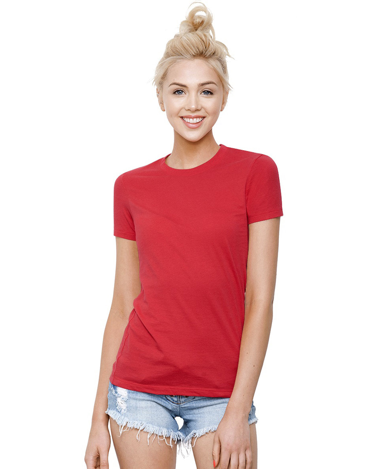 Ladies' Cotton Crew Neck T-shirt
