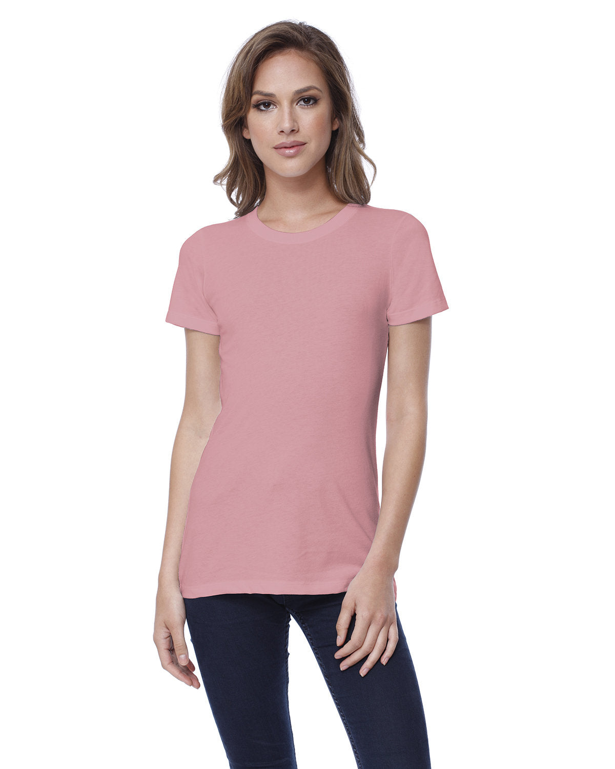 Ladies' Cotton Crew Neck T-shirt
