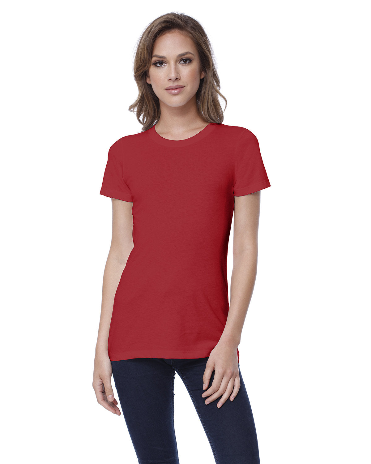 Ladies' Cotton Crew Neck T-shirt