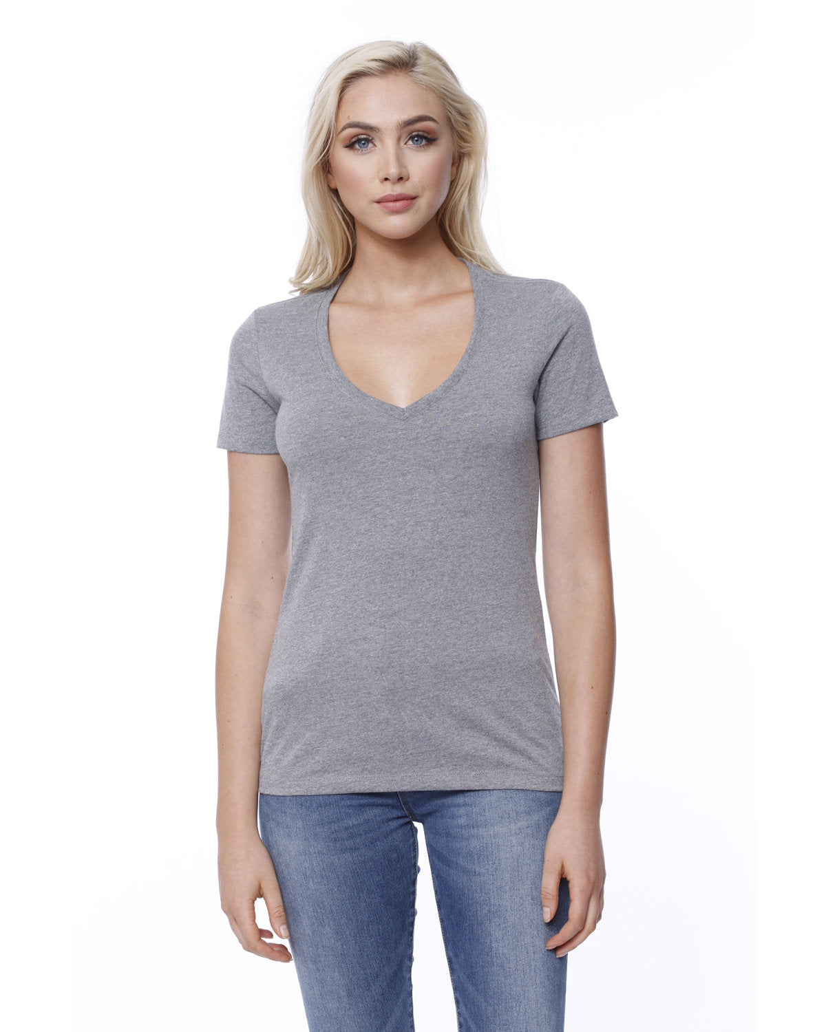 Ladies' Cotton V-Neck T-Shirt
