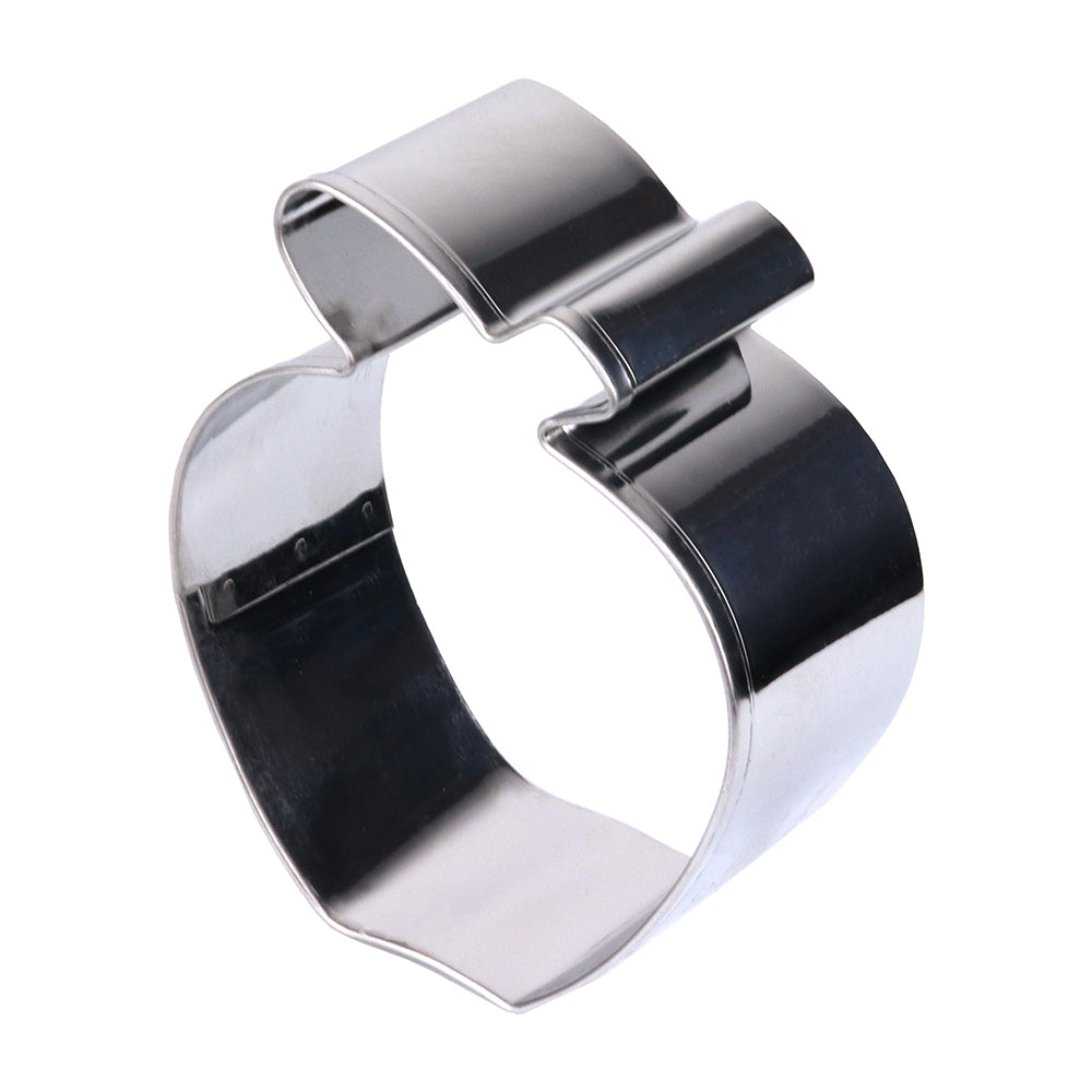 Stainless Steel Apple Cookie Cutter, 2.5"