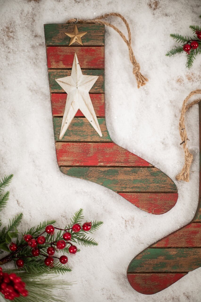 Star/Tree Holiday Hanging Stockings