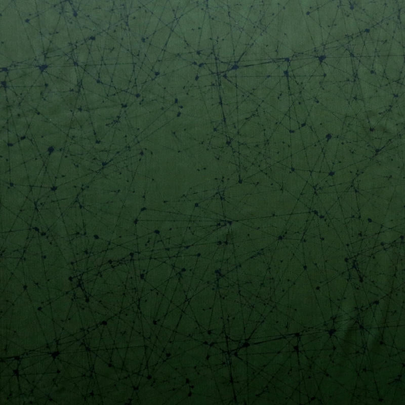 Swim Knit Nylon Spandex Star Map Navy Olive Colorway