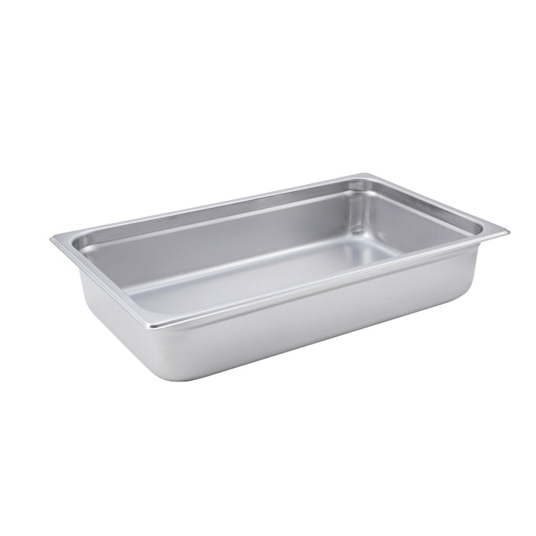 Steam Table Pan, Stainless, Full Size (12-3/4" x 20-3/4") x 4"