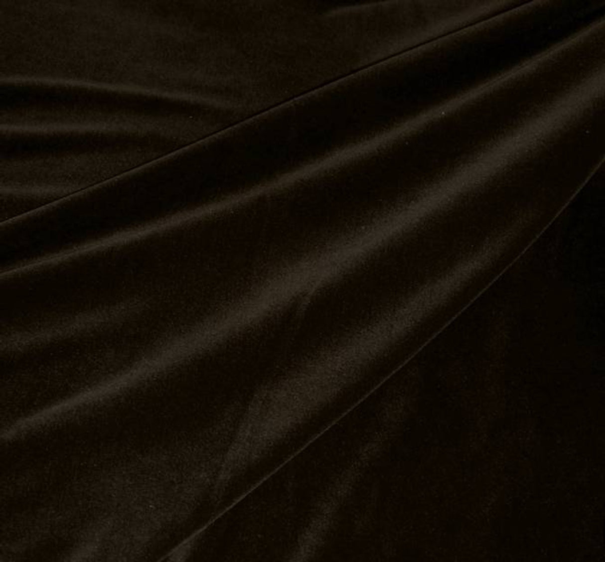 1 Yard Rich Dark Brown Steam Velour Apparel Fabric for Elegant Creations 58/60" Width