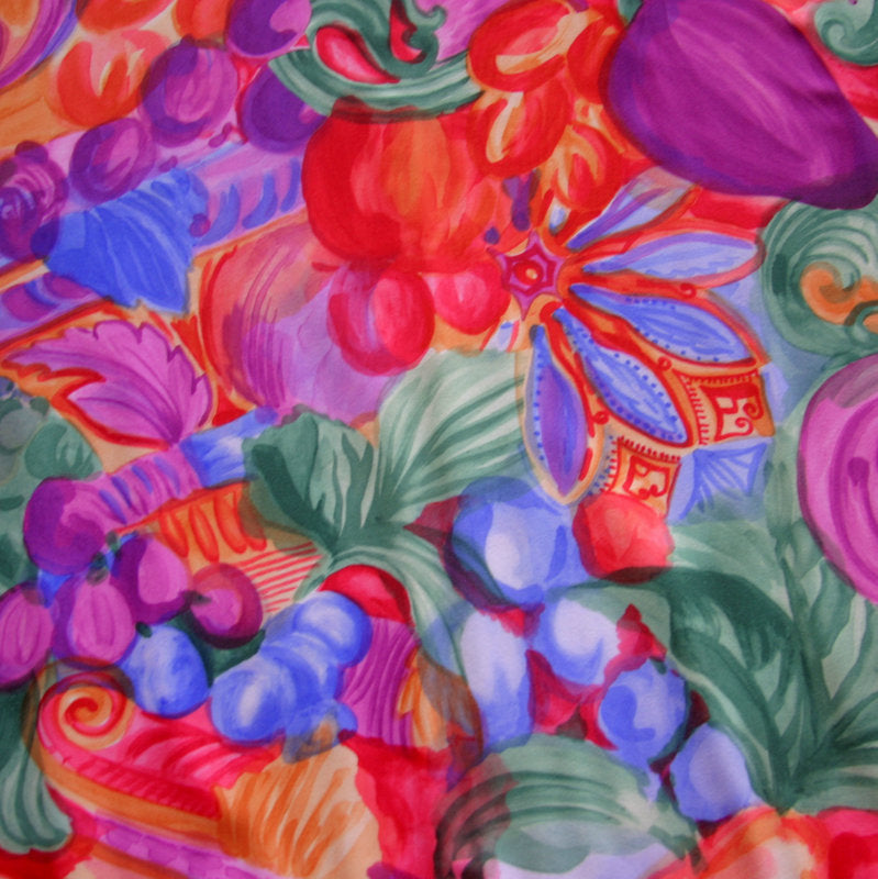 Swim Knit Nylon Lycra Still Life Fruit