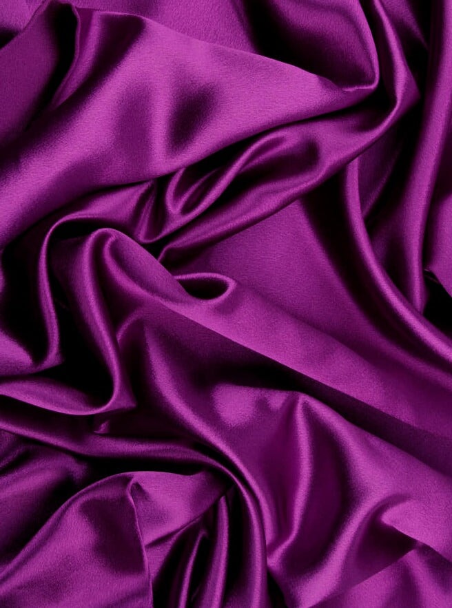 Magenta Stretch Satin